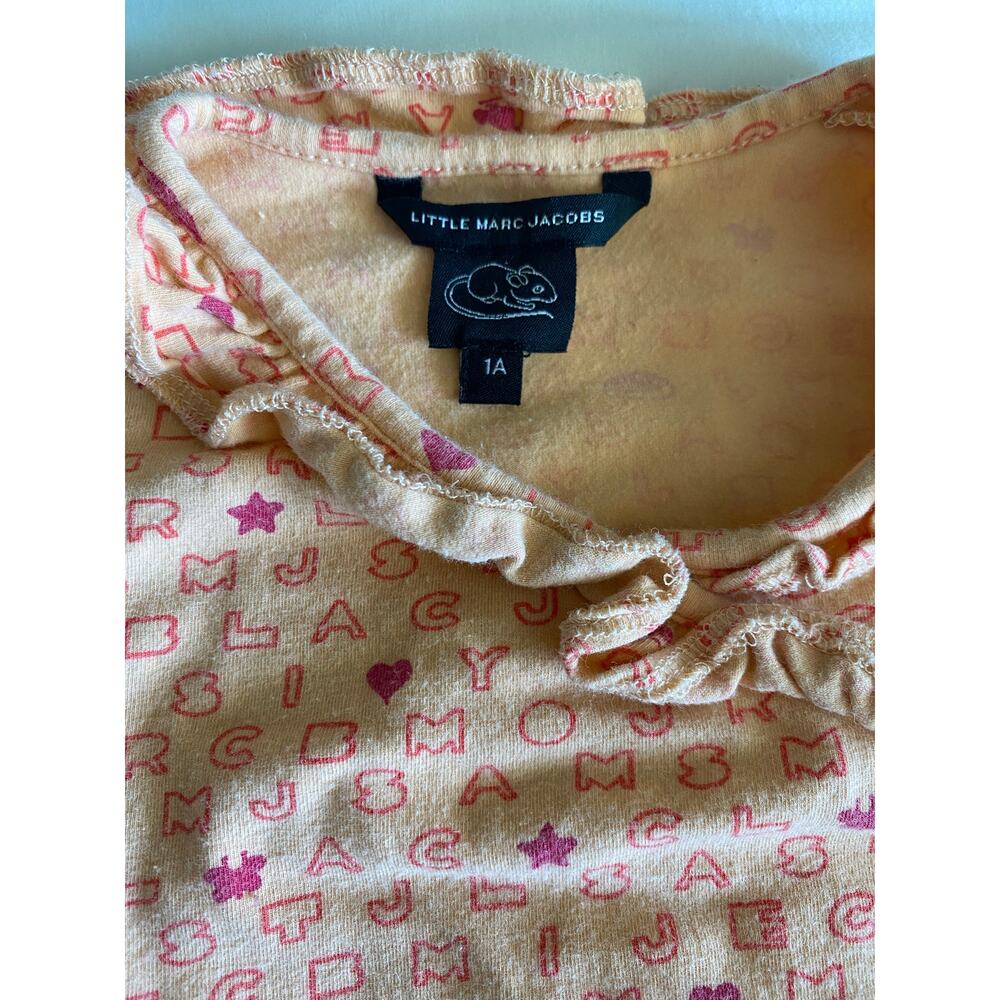 Little Marc Jacobs 2 Piece Lettered Baby Girl Outfit- Size 1A (12-18m) - Picture 3 of 12